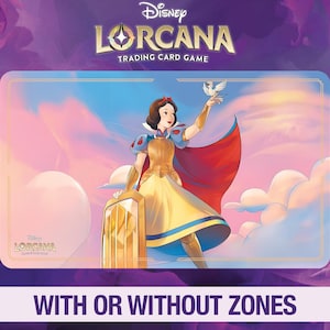 Disney Lorcana Playmat - Sneeuwwitje - Fair-Hearted - Shimmering Skies - TCG - Custom Playmat - Disney - Mousepad - Gamepad - Accessoire
