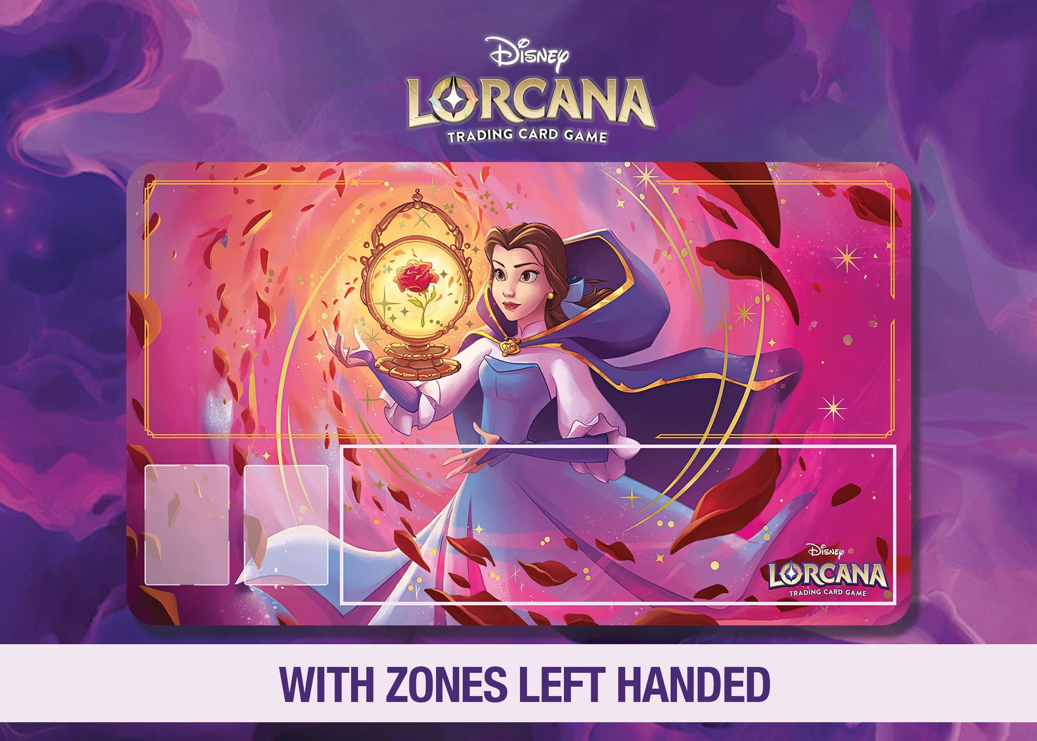 未開封新品　Disney ロルカナ　プレイマット　ベル ベル BELLE Disney Lorcana プレイマット 未開封 Foil