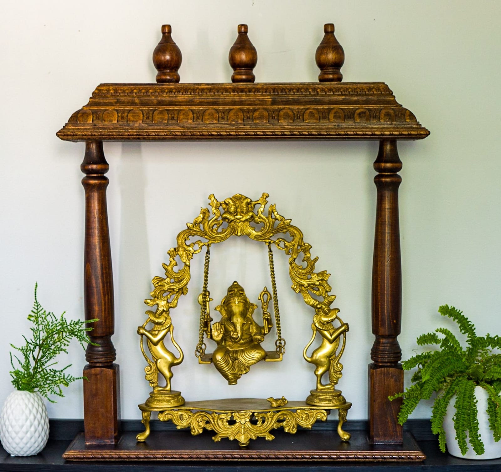 Wall Mount Pooja Mandir Etsy