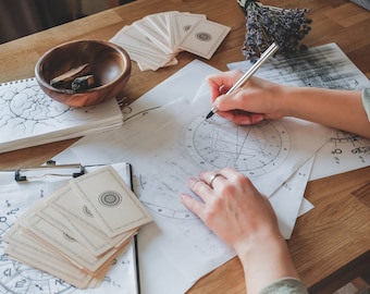 HALF PRICE. Personalized birth chart reading. Astrology.