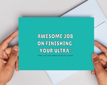 Ultrarunning Ultramarathon  Joke Card
