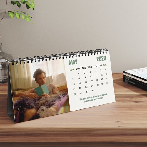 Harry Styles 2023 Desk Calendar Etsy