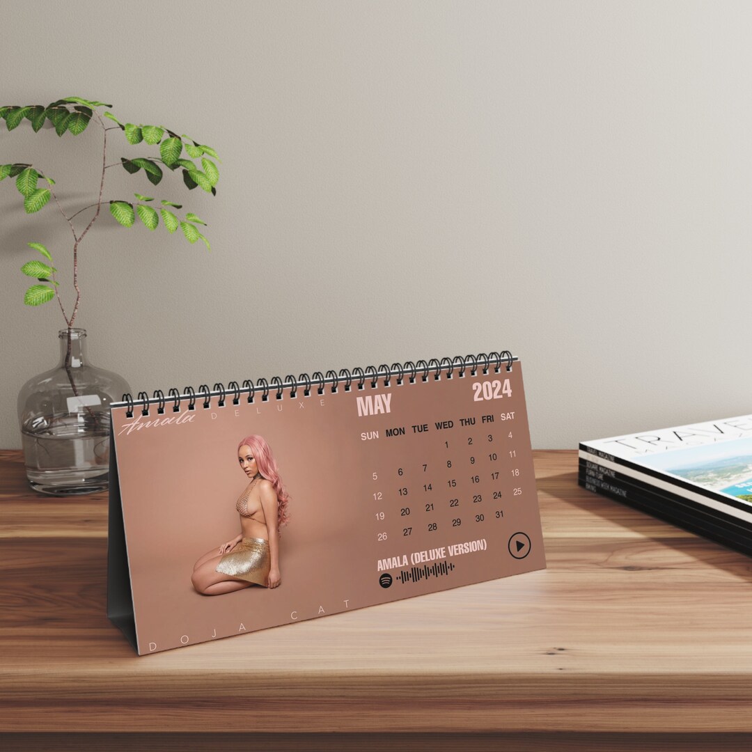 2024 Doja Cat Desk Calendar 2024 Desk Calendar Doja Cat Etsy
