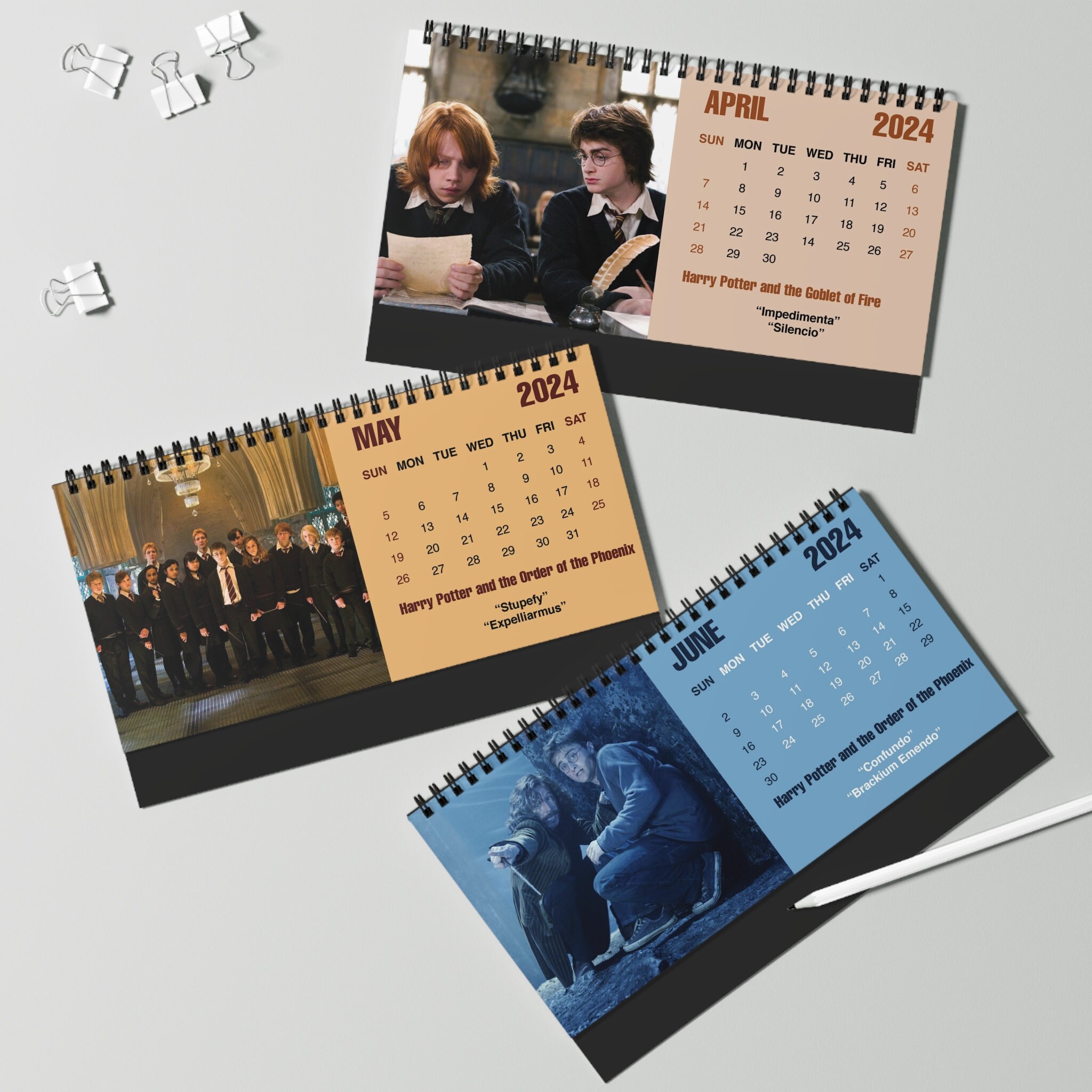 2024 Harry Potter Desk Calendar 2024 Desk Calendar Harry Potter 2024 Harry Potter Desk Calendar 2024 Desk Calendar Harry Potter