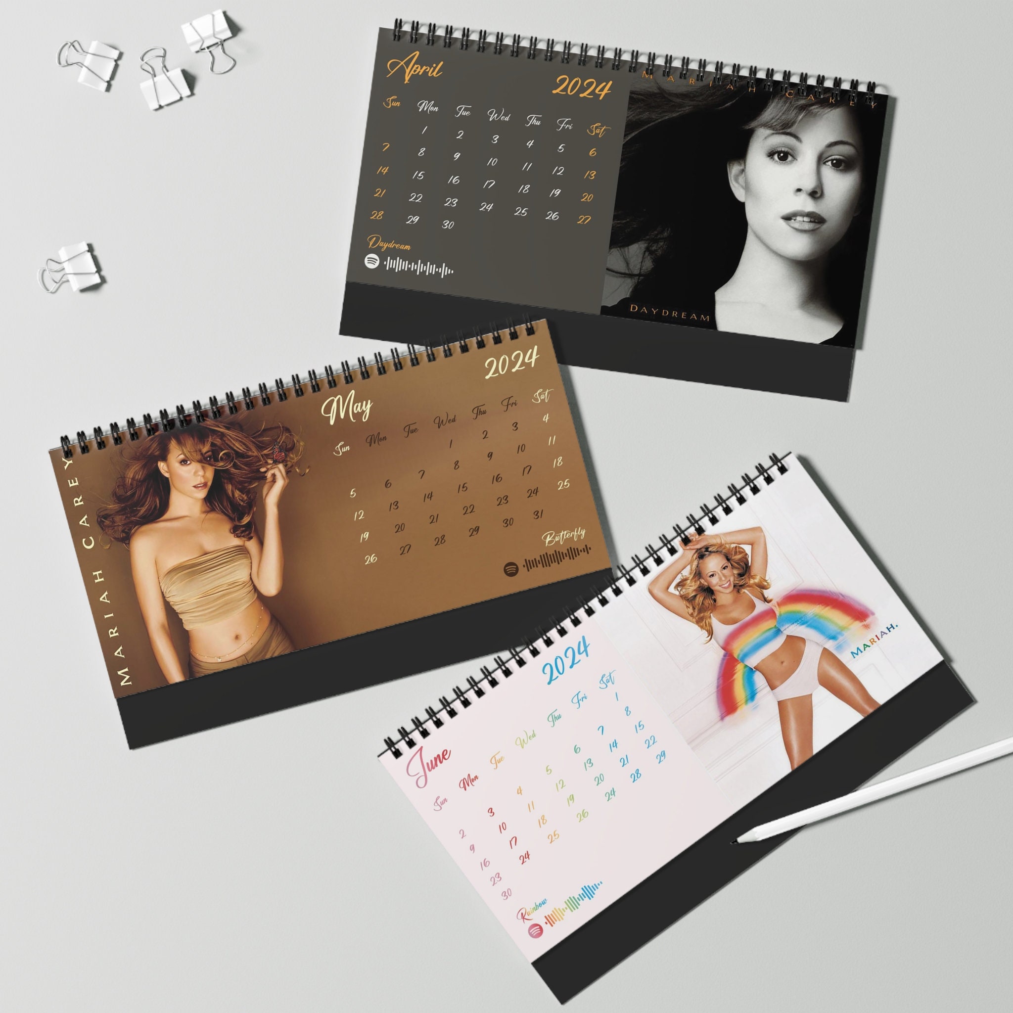 2024 Mariah Carey Desk Calendar 2024 Desk Calendar Mariah Carey