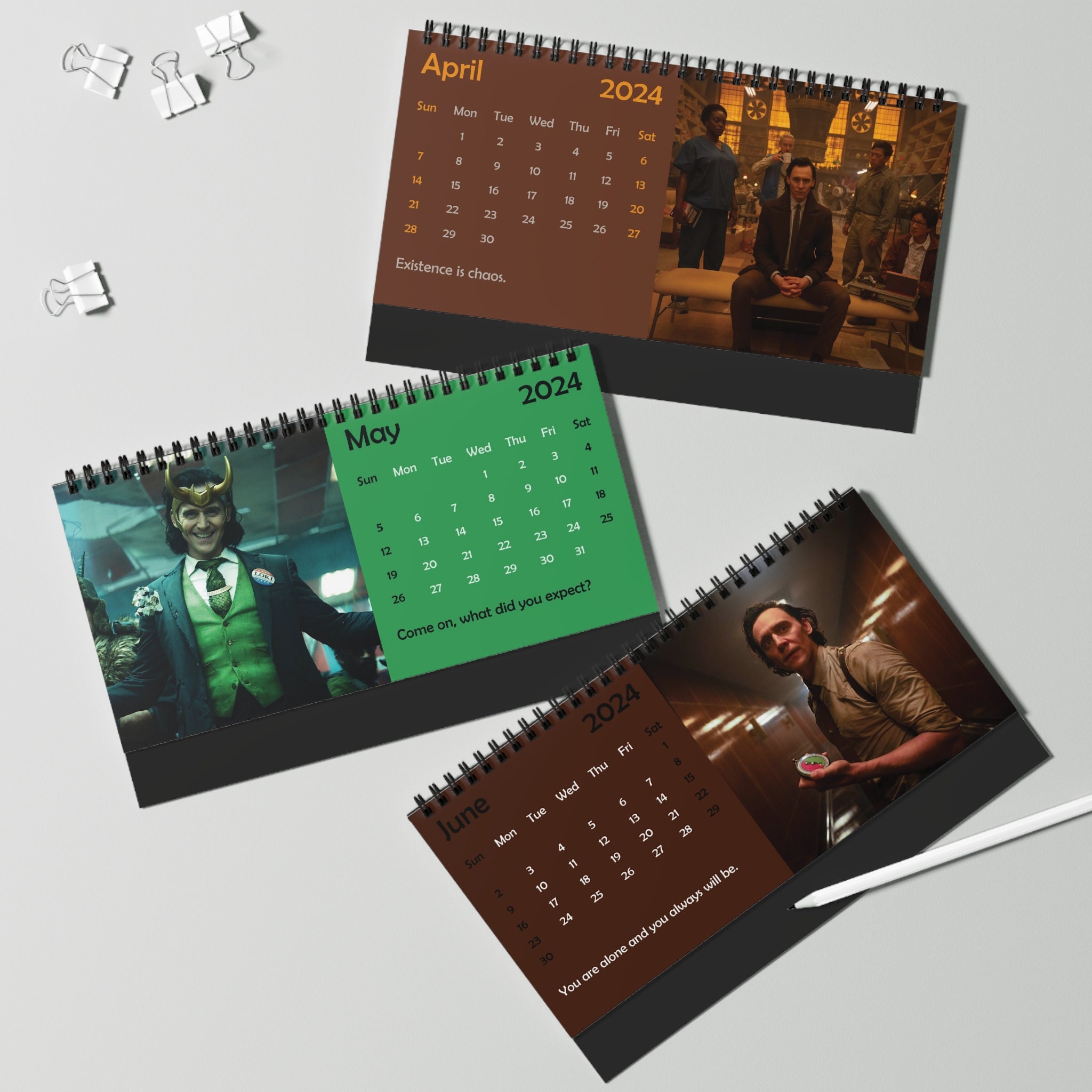 2024 Loki Desk Calendar 2024 Desk Calendar Loki 2024 Calendar