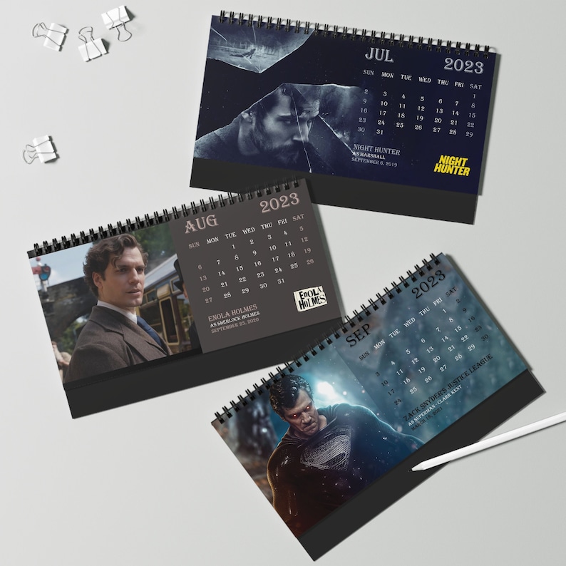 2023 Henry Cavill Desk Calendar Henry Cavill Calendar 2023 Etsy