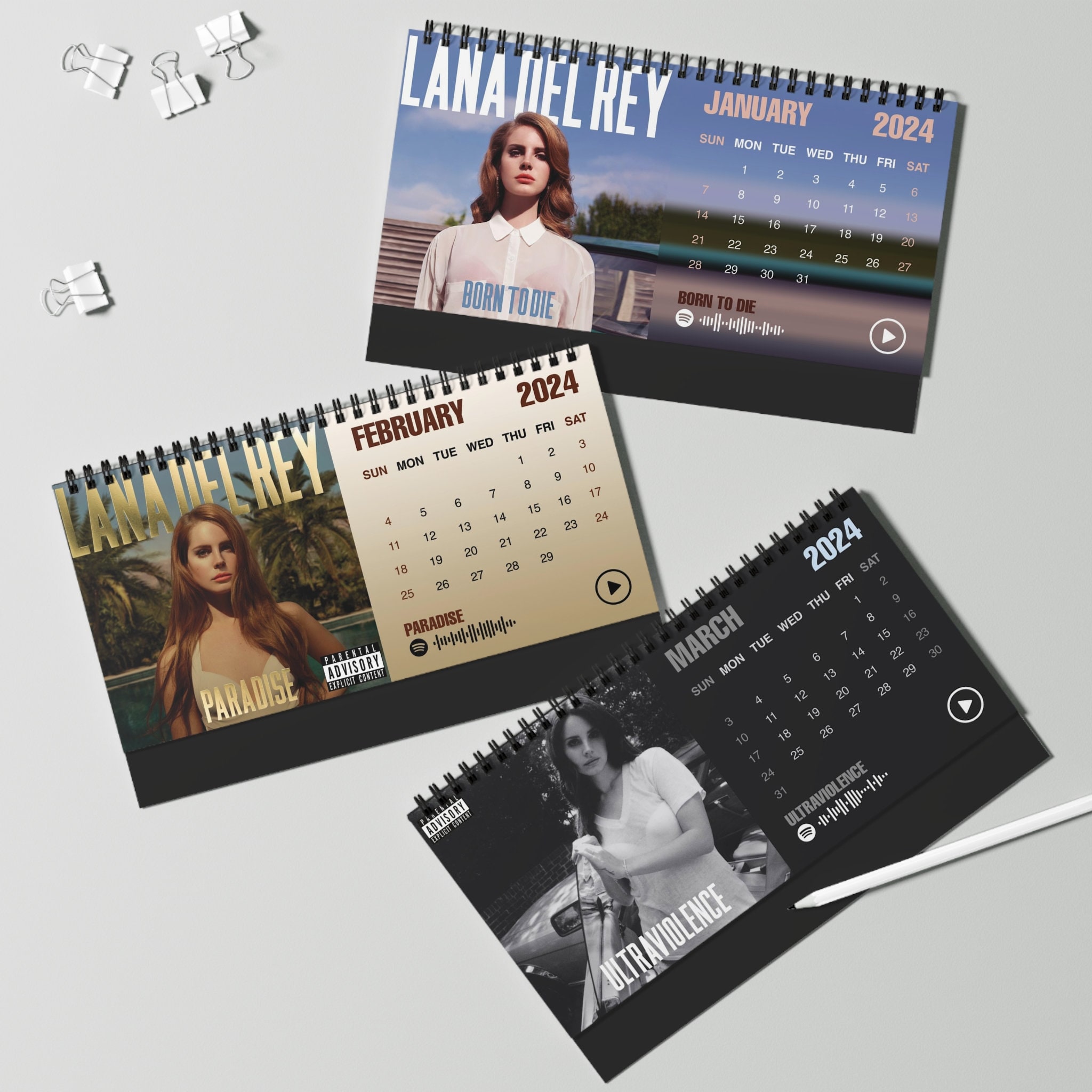 2024 Lana Del Ray Desk Calendar 2024 Desk Calendar Lana Del Ray