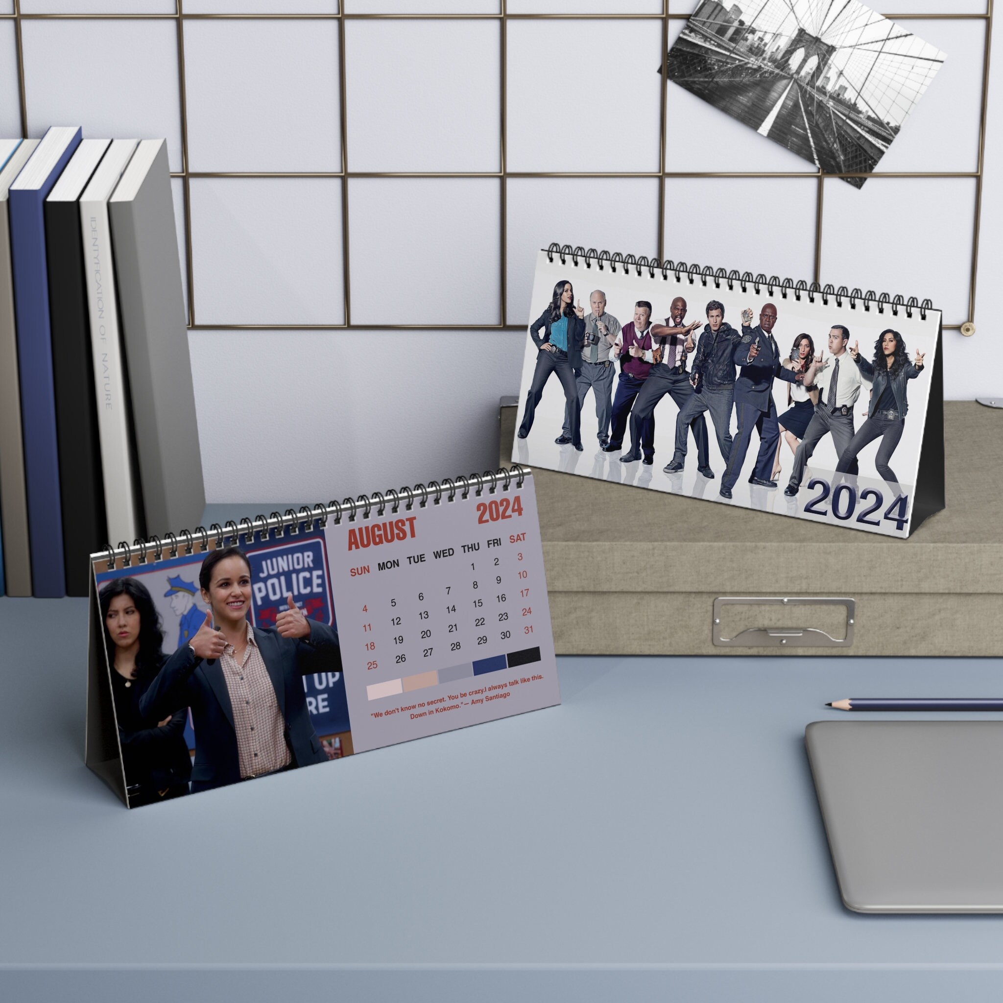 2024 Brooklyn Nine Nine Desk Calendar 2024 Desk Calendar Brooklyn