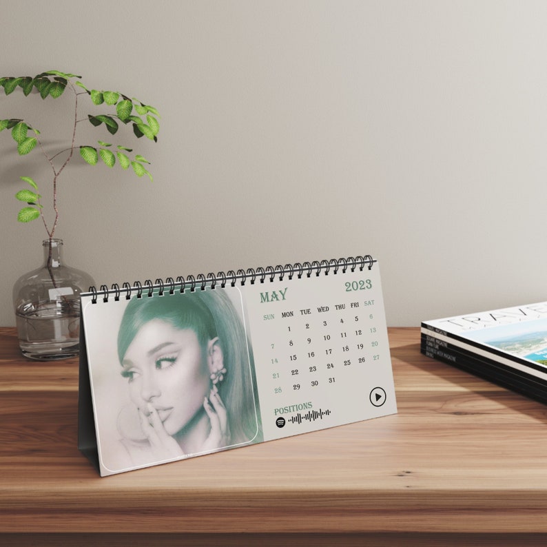 2023 Ariana Grande Desk Calendar Ariana Grande Calendar Etsy