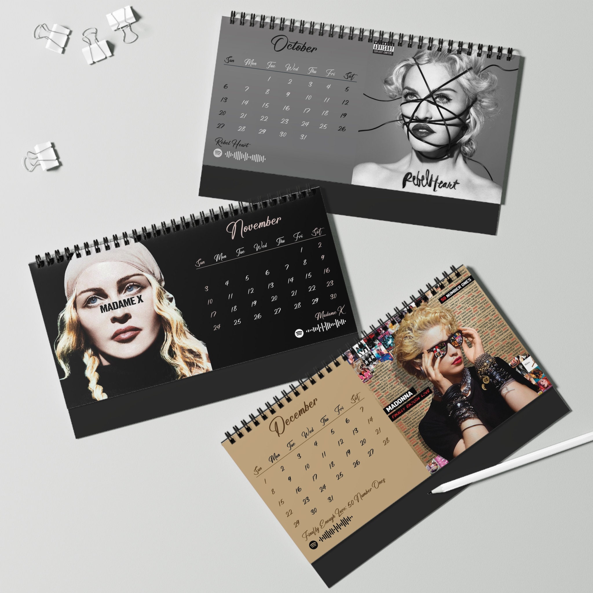 2024 Madonna Desk Calendar 2024 Desk Calendar Madonna 2024