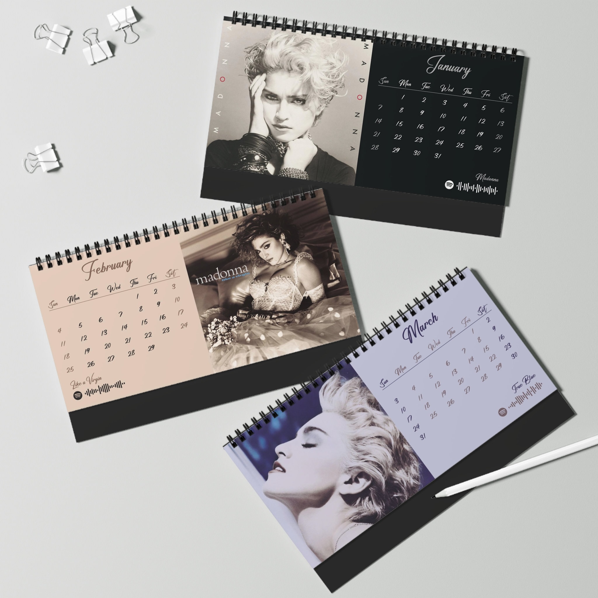 2024 Madonna Desk Calendar 2024 Desk Calendar Madonna 2024