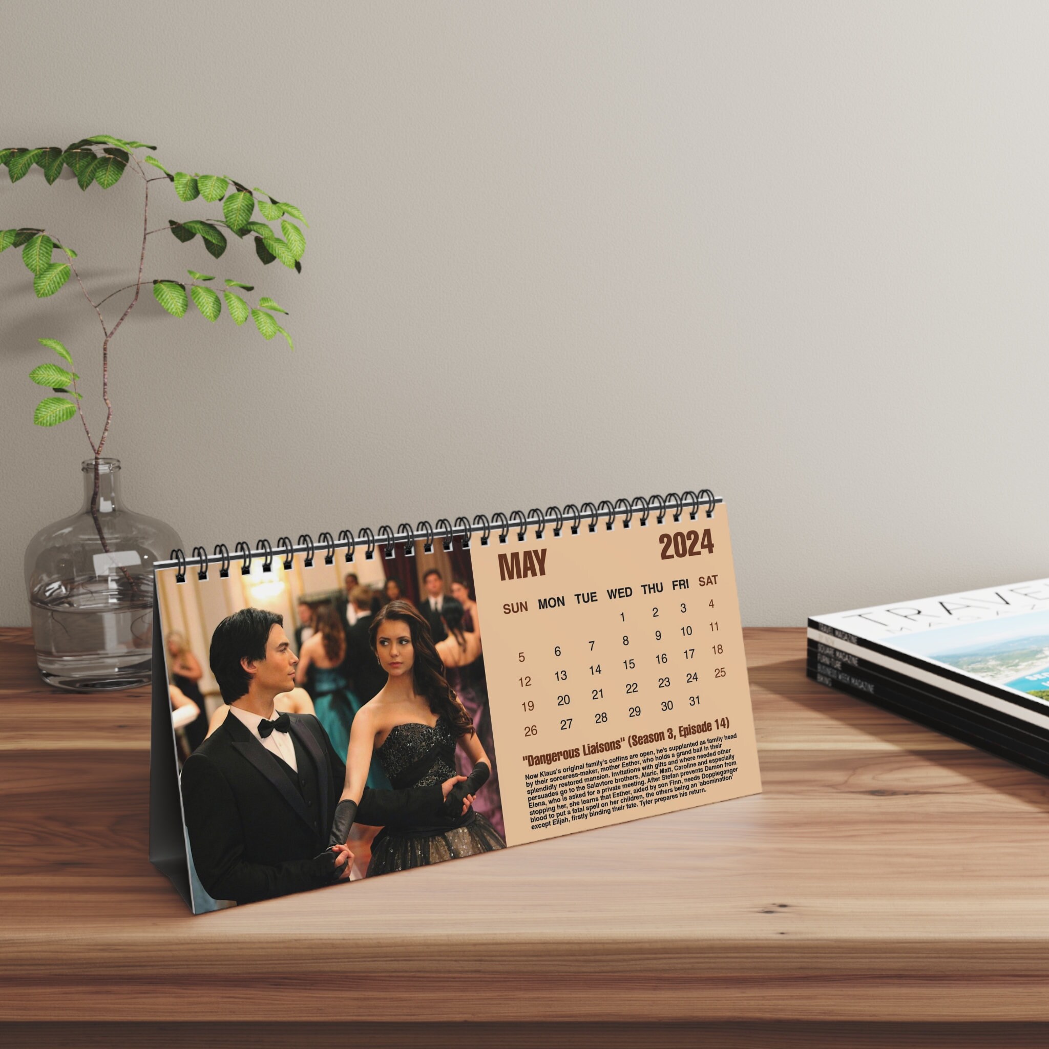 2024 Vampire Diaries Desk Calendar 2024 Desk Calendar Vampire