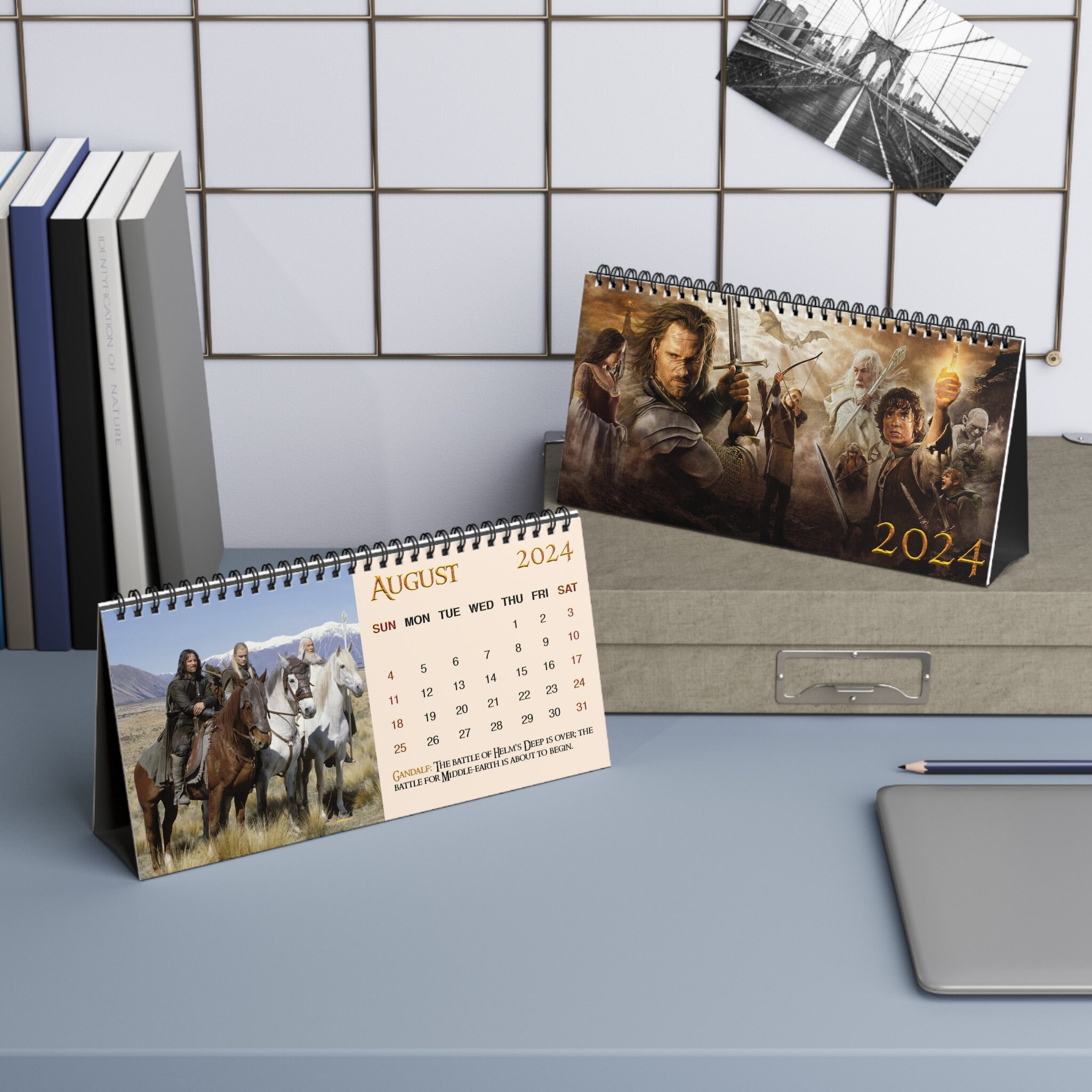 2024 LOTR Desk Calendar 2024 Desk Calendar The Lord of the Rings