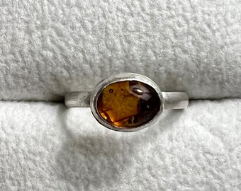 Amber Stack Ring