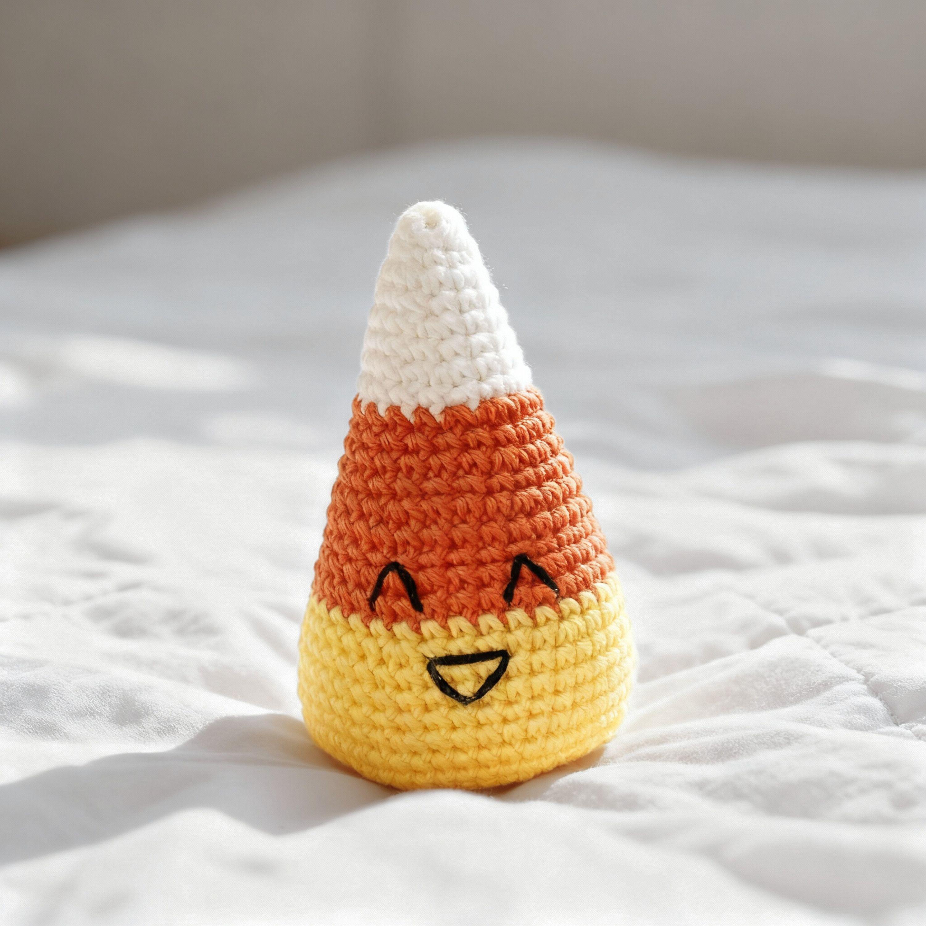 30 Candy Corn Crochet Patterns to Sweeten Your Autumn Decor 23 Candy Corn Plush Tutorial in PDF Form