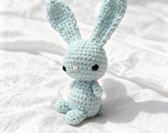 Rabbit Bunny Crochet Pattern - Amigurumi Easter Plush Bunny Tutorial in English, Rabbit Crochet Pattern, Amigurumi Bunny Rabbit PDF Pattern