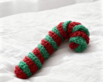 Crochet Candy Cane Pattern - Christmas Crochet Pattern, Christmas Amigurumi, Amigurumi Pattern, Decor Ornament, Digital Download (PDF)