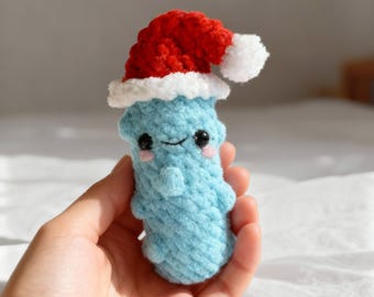 Wzór na szydełkową pluszową zabawkę świąteczną – bałwanek amigurumi, wzór na szydełkową amigurumi świąteczny po angielsku, zabawki bałwanki, świąteczna zabawka szydełkowa