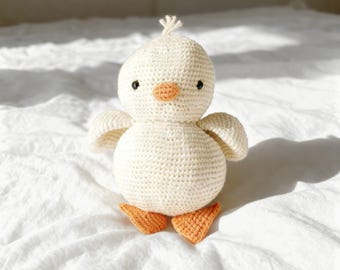 Virkmönster Anka på engelska/PDF, Amigurumi Mönsterleksaker, Anka Virkmönster, Söt Ankunge Virkning, Virkmönster för Plysch Nybörjare