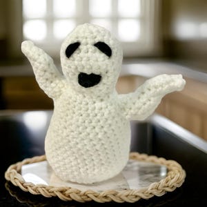 Halloween Ghost Crochet Pattern - Amigurumi PDF For Beginners in English, Tutorial, Easy Crochet, Halloween Crochet Pattern Cute Creepy Gift