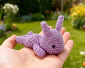 Crochet Pattern Bunny - Amigurumi Plush Bunny Tutorial in English, Rabbit Crochet Pattern, Mini Bunny Rabbit PDF Pattern, Cute Bunny Crochet