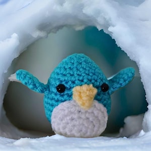 Penguin Crochet Pattern - Amigurumi tutorial in English Tutorial PDF, Arctic Animals No Sew Crochet Pattern, Plushie Doll, Cute Penguin Toy