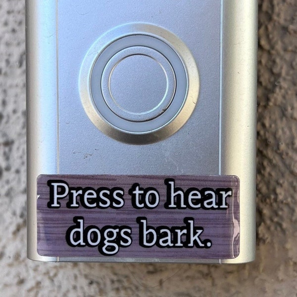 Do Not Ring Doorbell Baby Dog Etsy