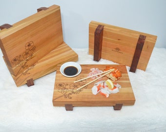 Cherry Sushi Sashimi Serving Board