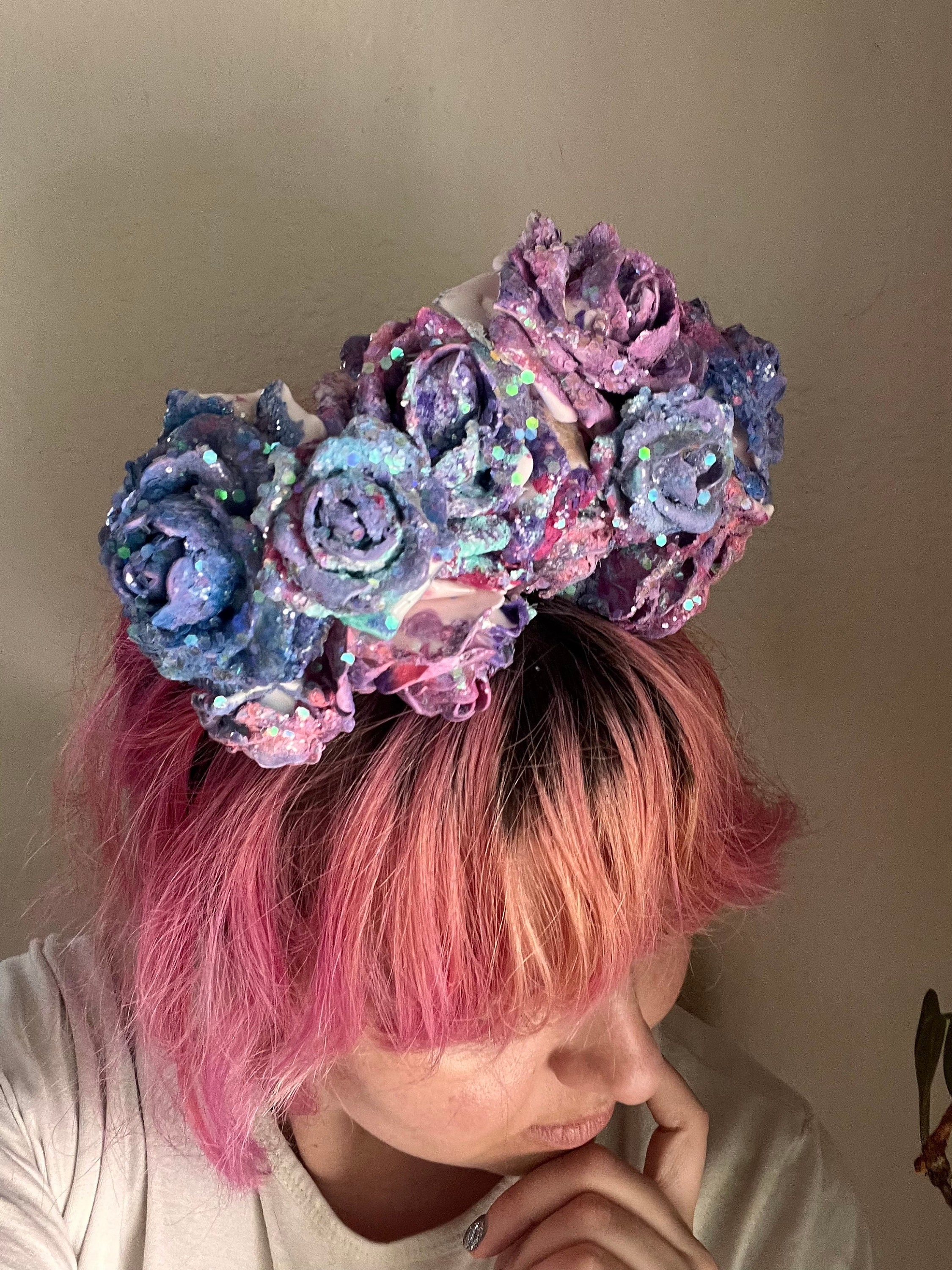 Lana Del Rey Born To Die Custom flower crown from Etsy Lana Del Rey Flower Crown - Etsy UK main image 2