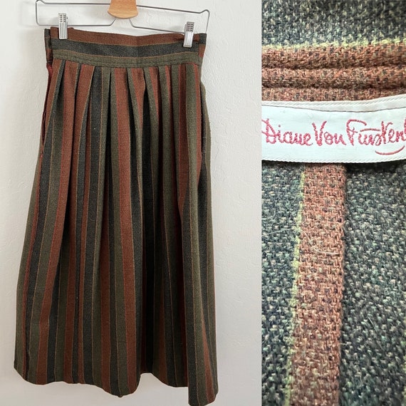 DVF Striped Skirt
