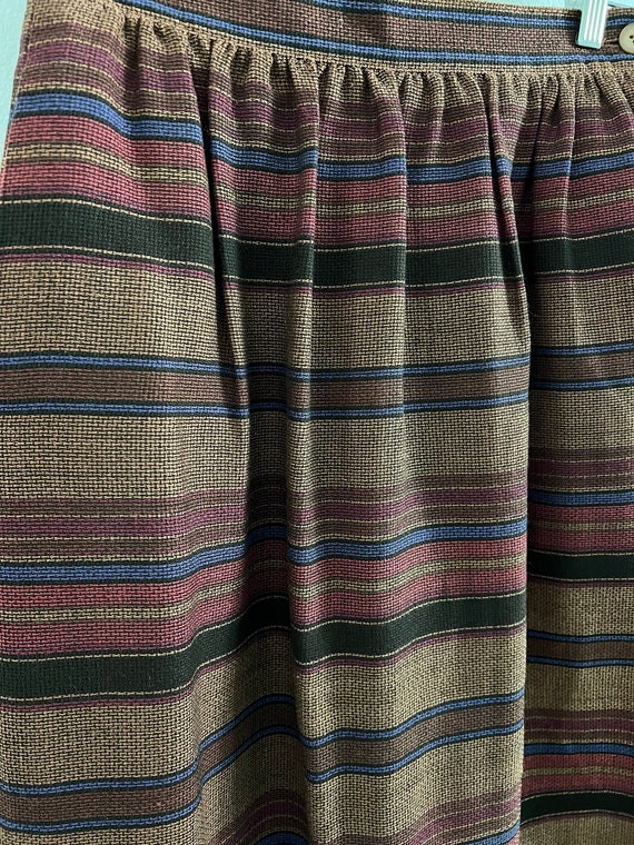 Bronze Striped Skirt - image 3