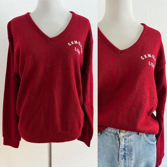 Red Sporty Sweater