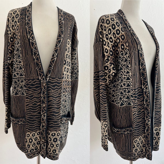 Printed Cardigan - image 1