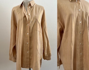 Gold Metallic Blouse