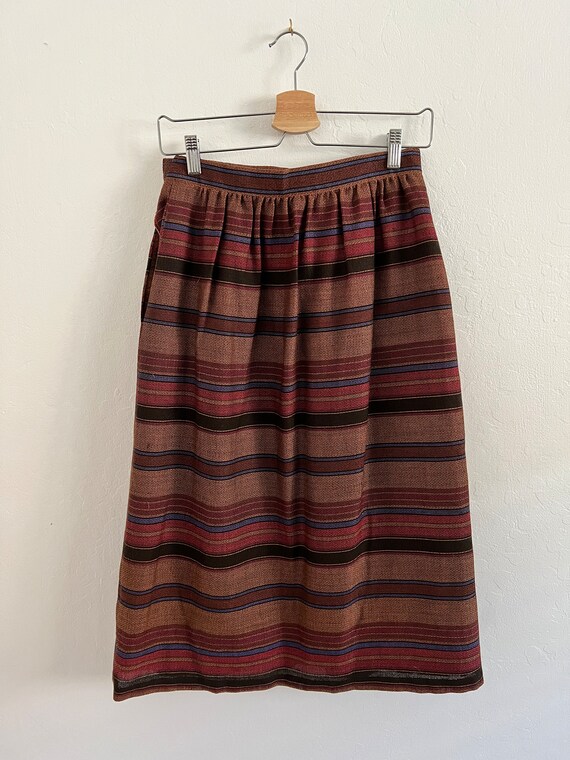 Bronze Striped Skirt - image 5
