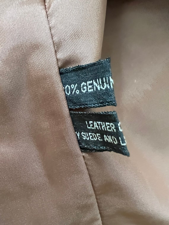 Brown Leather Jacket - image 8