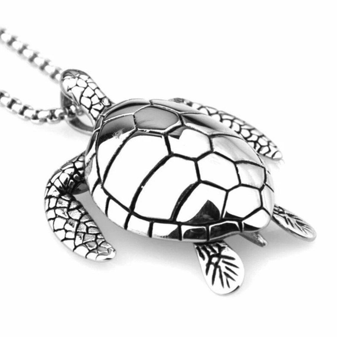 New Trendy Turtle Pendant Necklace Women's Necklace Etsy