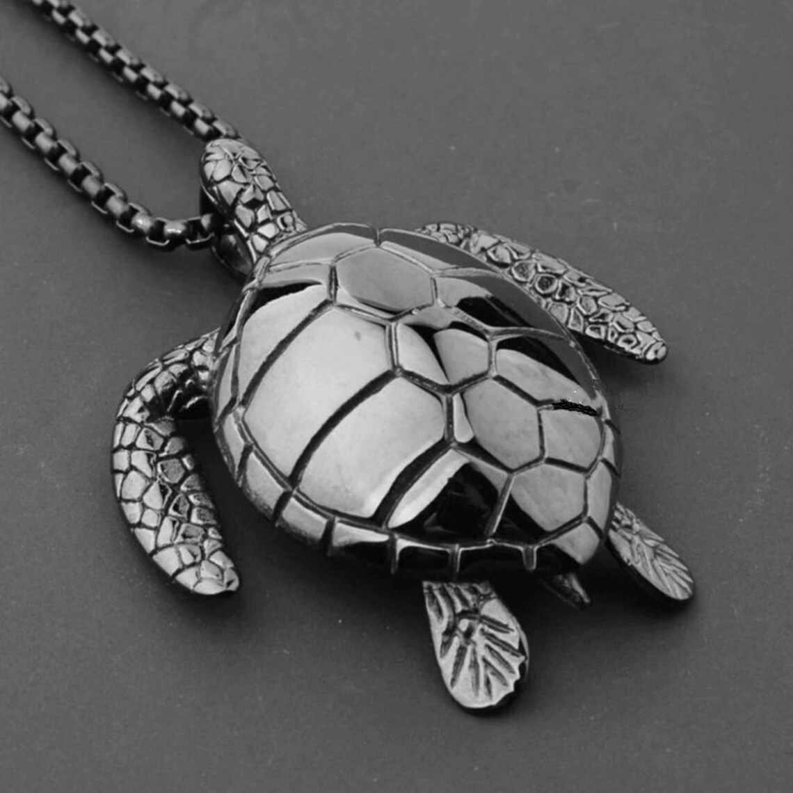 New Trendy Turtle Pendant Necklace Women's Necklace Etsy