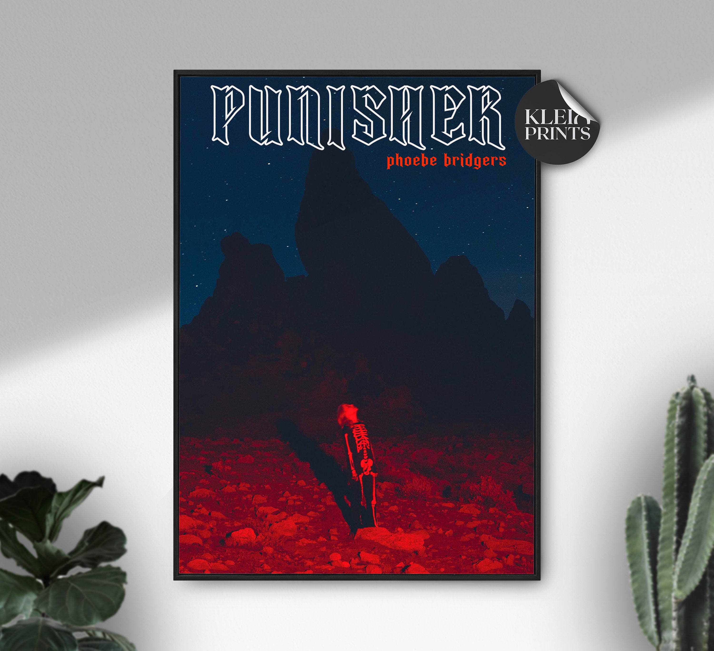 Discover Phoebe Bridgers Poster - Punisher Album - Album Art Poster