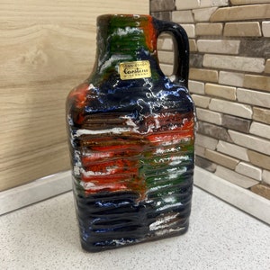 Ceramic vase Carstens W-Germany 60s mid-century