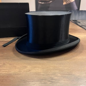 Antique chapeau claque cylinder boy's hat
