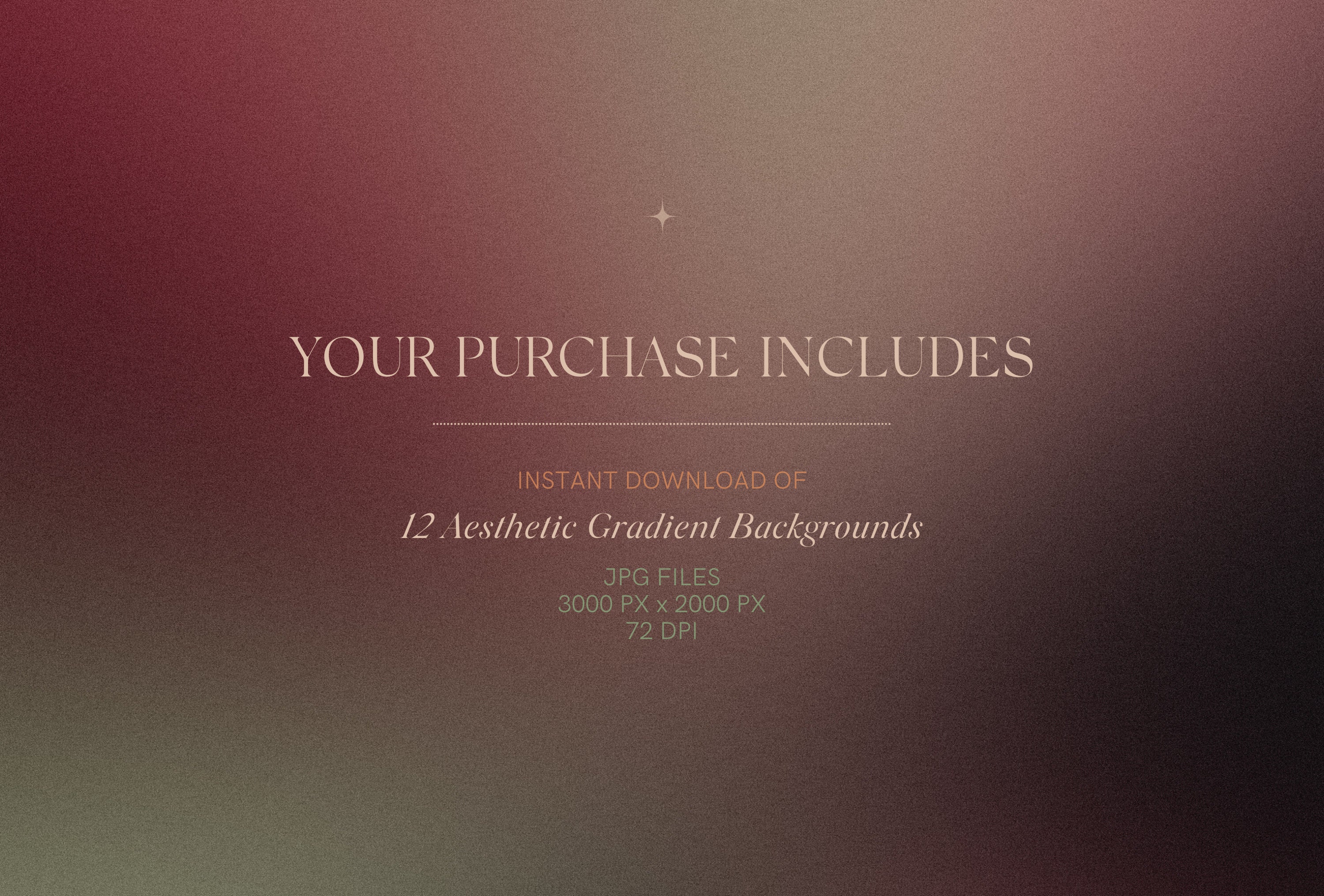 Earthy Brown Green Gradient Backgrounds, Grainy Texture (JPG) - Etsy