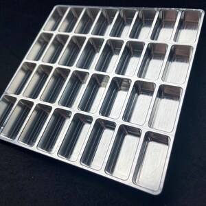 Aerospace Orthogrid Aluminum Coaster