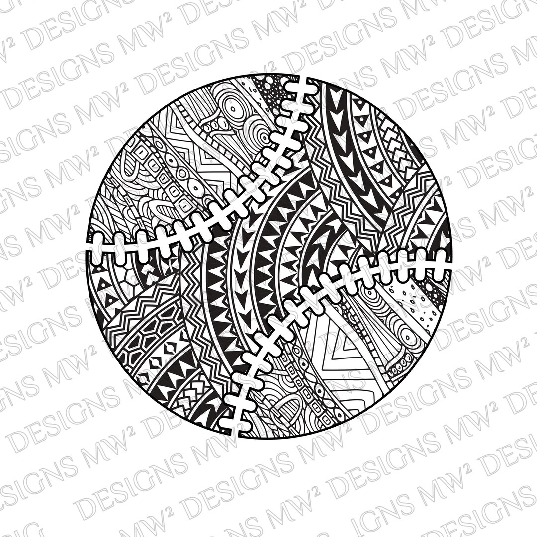 Tribal Baseball Design DIGITAL Download, PNG, JPG, Sublimation