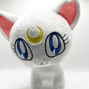 Sailor Moon ARTEMIS White Cat Japanese Stuffed Animal Plush Character 2014