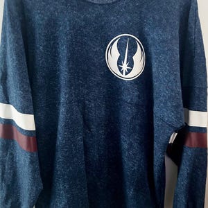 Disney Star Wars Spirit Jersey Skywalker Academy Long Sleeve Shirt Size S