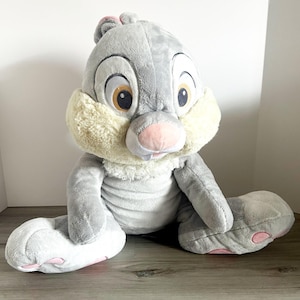 Disney Store Official Thumper Plush 18&quot; Large Bambi Rabbit Stuffed Animal EUC