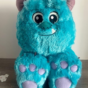 Disney Pixar SULLEY Big Feet Jumbo 20” Stuffed Animal Plush Monster Inc RARE EUC