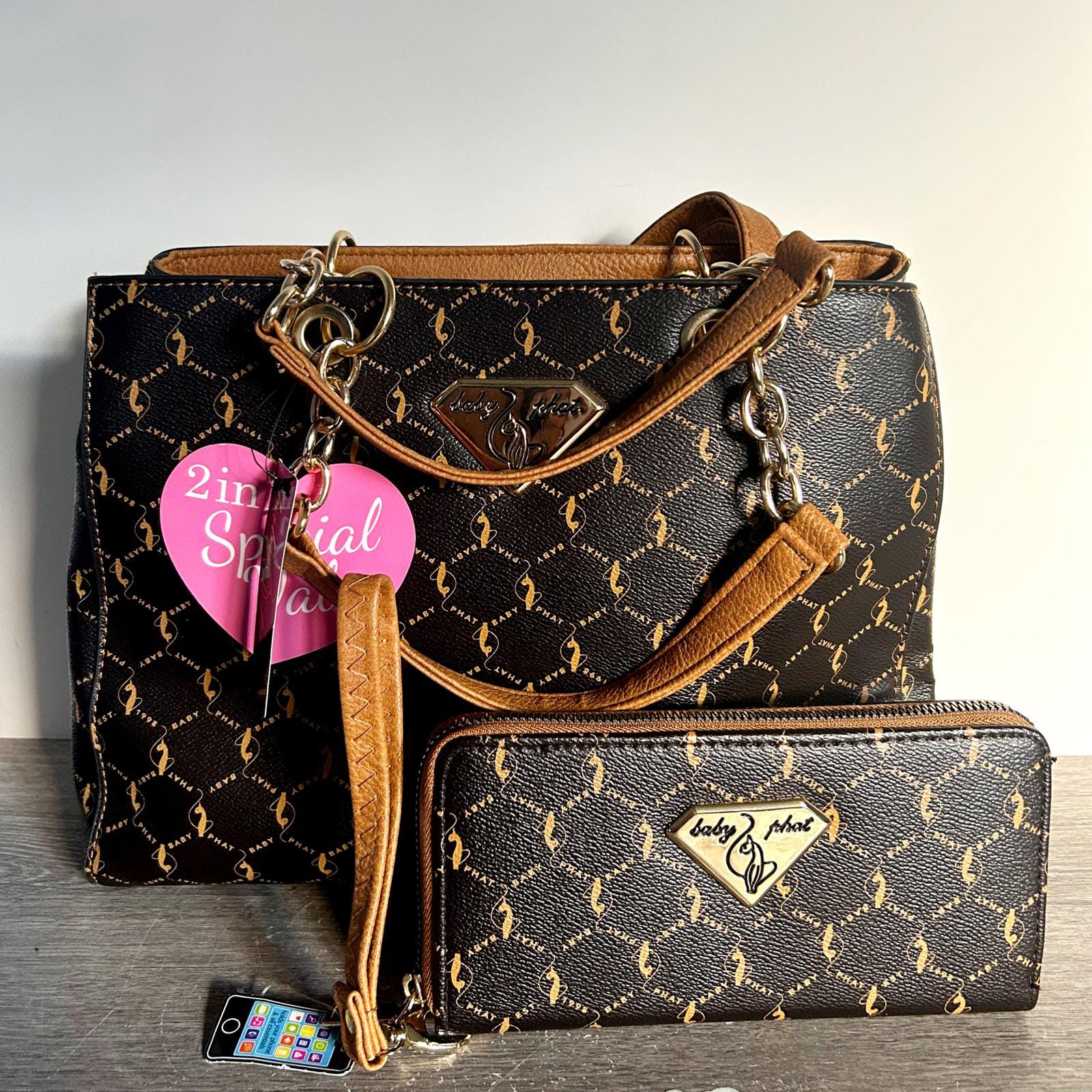 Baby Phat Metallic Pink Bag and Gold Watch Set Baby Phat Purses - Etsy main image 3